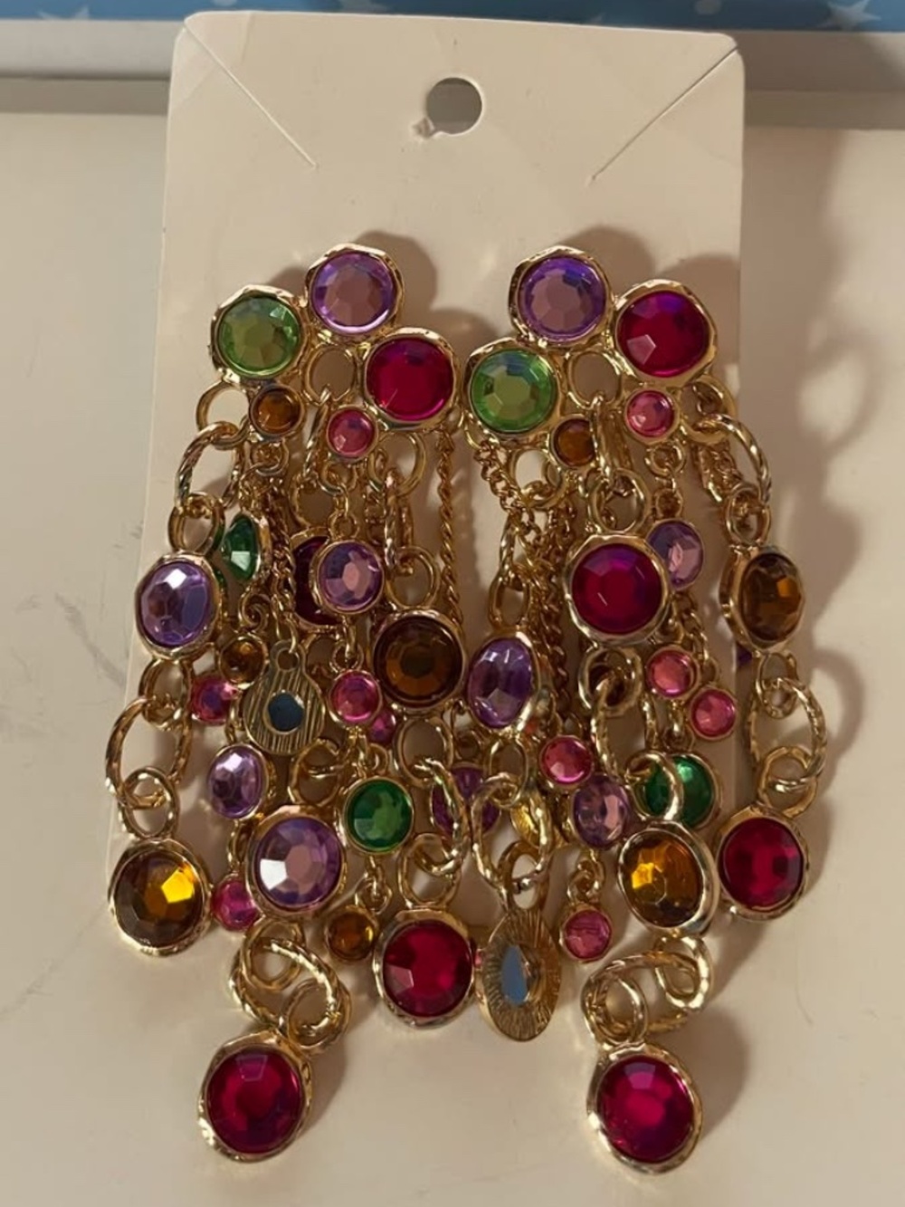 Fancy Multi-Color Earrings